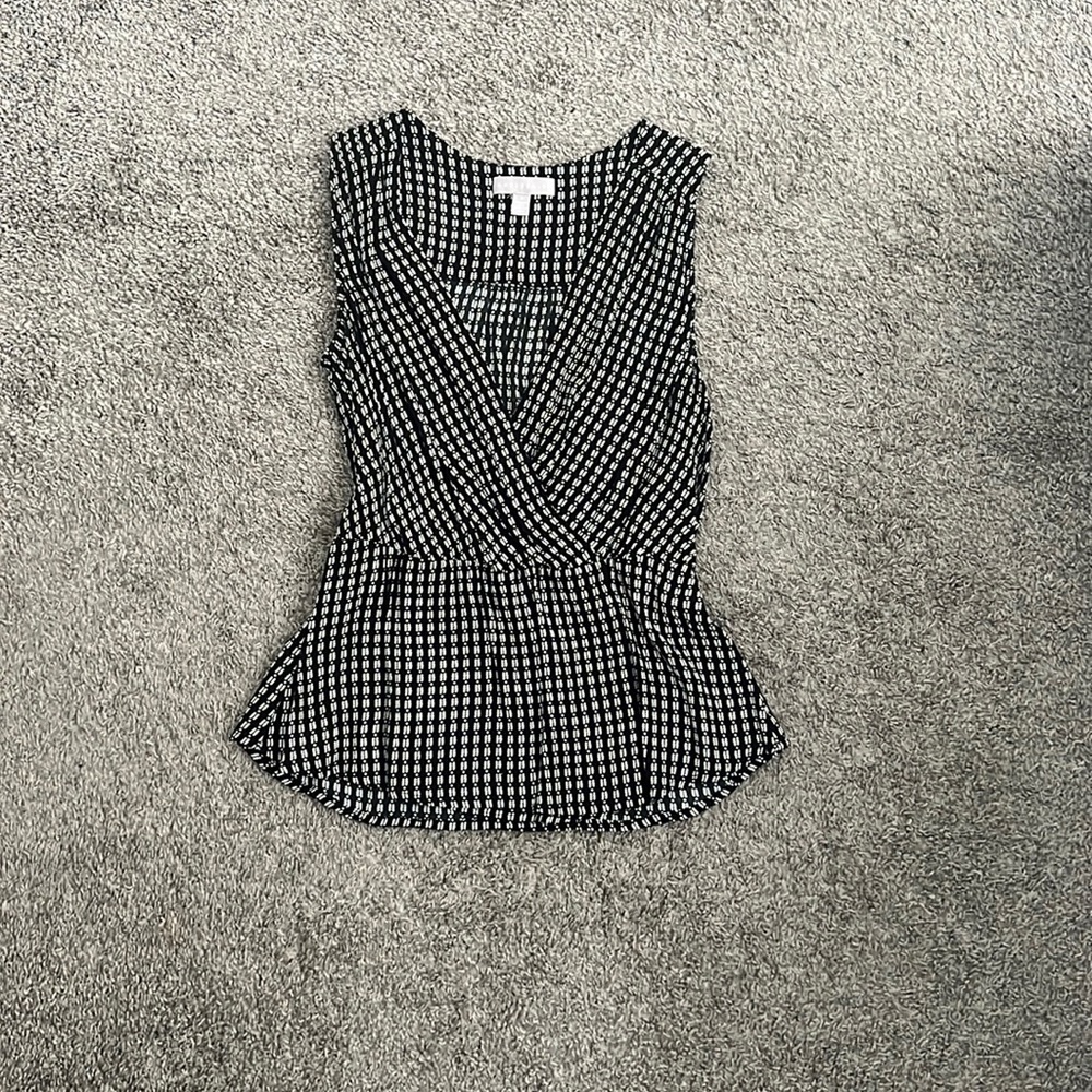 Chelsea28 wrap/peplum tank